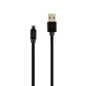Micro USB Flat Cable, 2.4A, 1.2M, Black