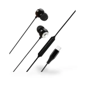 Outbox Wired In-Ear Earphones with Mic — Type-C Connector, 1.2m Cable, Black