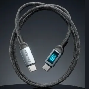 Outbox USB-C to USB-C Fast Charging Cable 60W 3A, Braided Nylon 1.2M, Compatible with All USB Type-C Smartphones, Tablets & Laptops – Blue