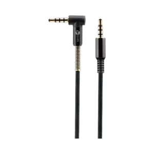Waves WA-AUX-2M Aux Cable — 3.5mm, 90°, Gold-Plated, 2m, Black